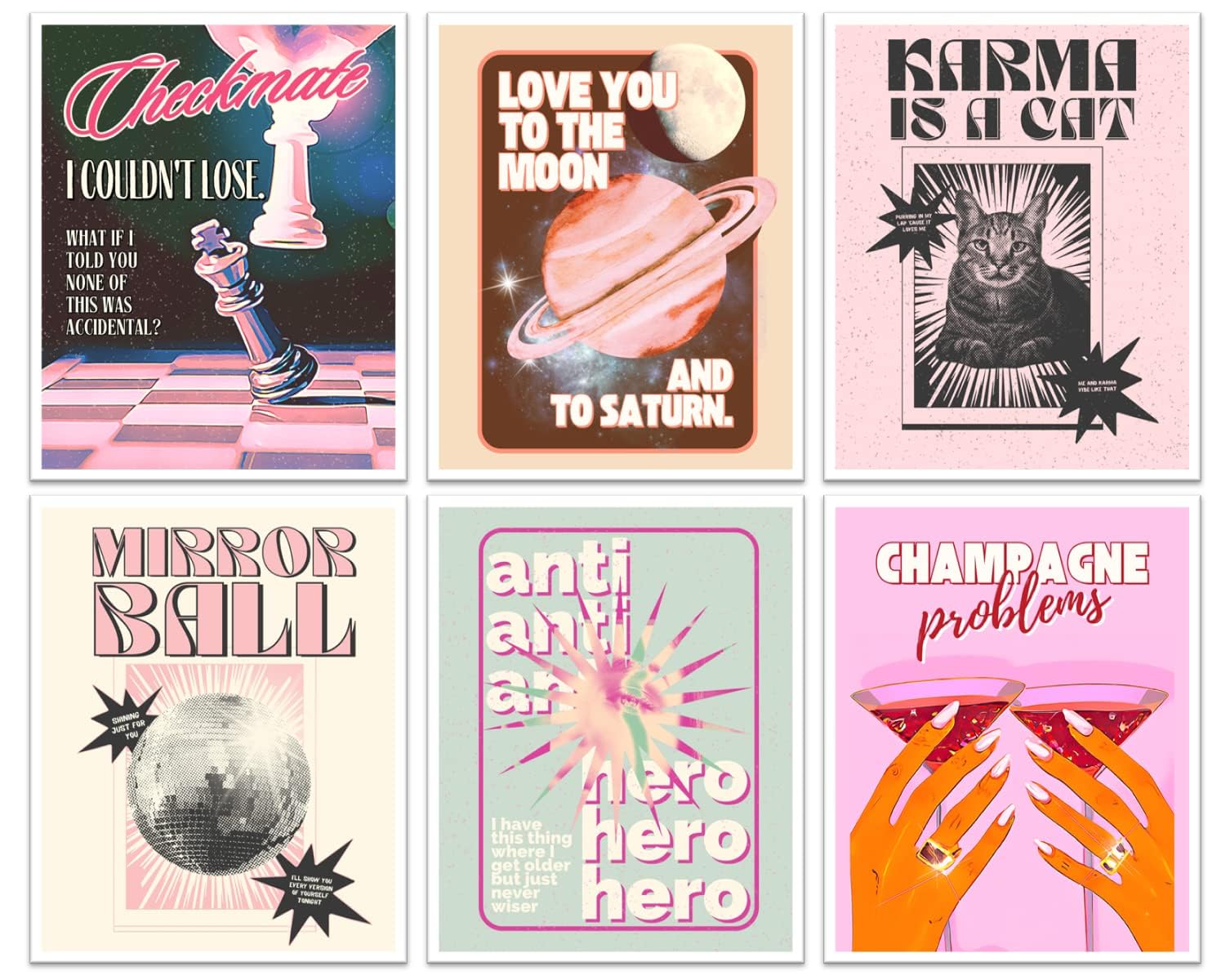 Amazon.com: Print'N'Art Trendy Album Cover Singer Posters